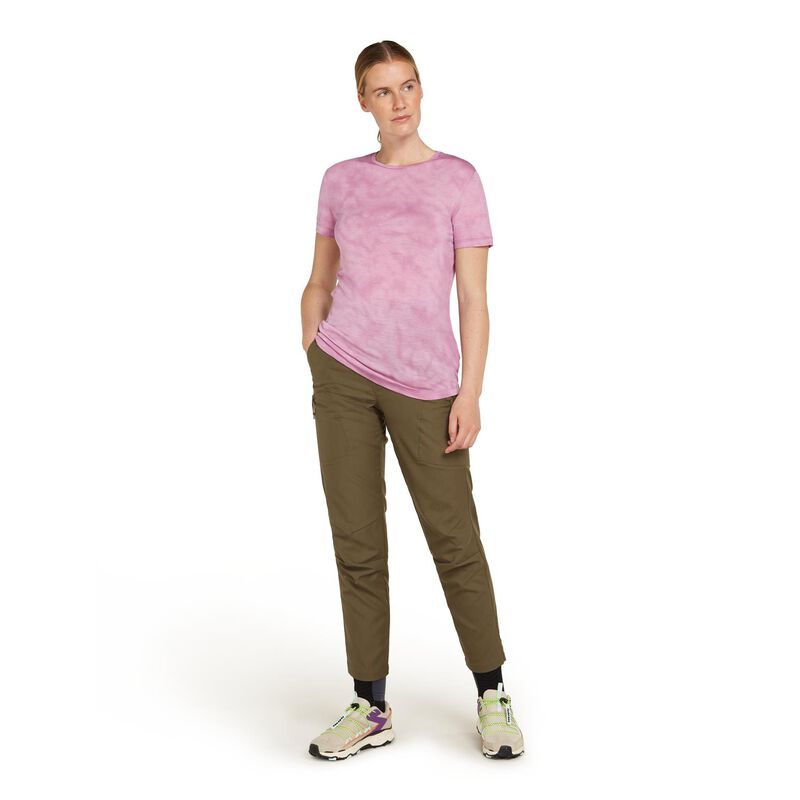 Icebreaker W Merino 125 Cool-Lite Sphere SS Tee Cloud Dye image number 3